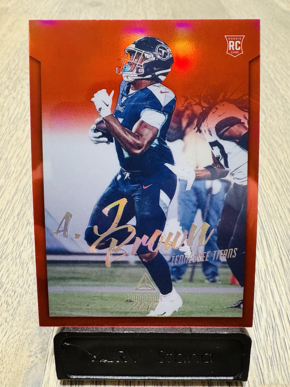 2019 Chronicles Luminance AJ Brown Red Rookie RC #/99 Eagles Titans SSP
