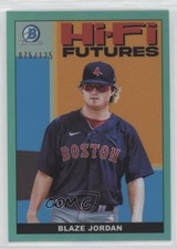 2022 Bowman Hi-Fi Futures Aqua Refractor 75/125 Blaze Jordan #HIFI-16 uk2