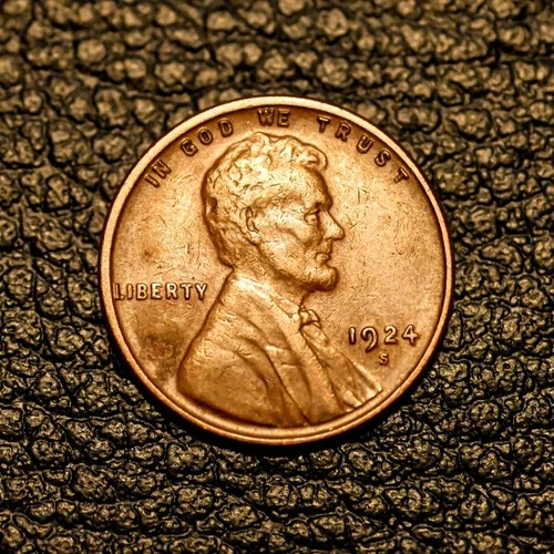 (ITM-7513) 1924-S Lincoln Cent ~ XF / EF Cndtn ~ COMBINED SHIPPING!