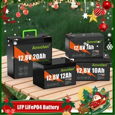 Battery 12V 20Ah 12Ah 10Ah 7Ah LiFePO4 Rechargeable Lithium Battery Deep Cycles