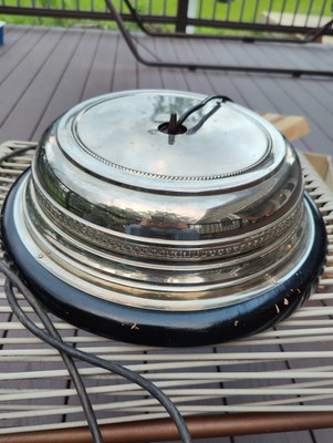 Vintage Alpha Germany Feather Tree Stand Rotating Reuge Music Box