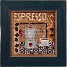 MILL HILL Buttons Beads Kit Counted Cross Stitch ESPRESSO MH14-2024