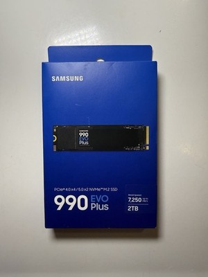 SAMSUNG 990 EVO PLUS SSD 2TB, PCIe Gen 4x4 | Gen 5x2 M.2 2280 (MZ-V9S2T0B/AM)  