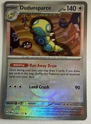Dudunsparce 080/131 Prismatic Evolutions Reverse Holo