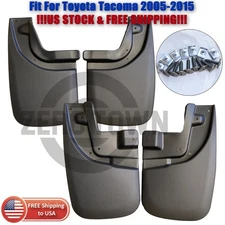 4 Pcs OE Style Mud Flaps Mud Guards Splash For 05-15 Tacoma w/ Fender Flares