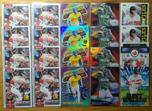 2026 Topps Series 1 Roman Anthony RC (20) Card Rookie Lot Base & Inserts Red Sox