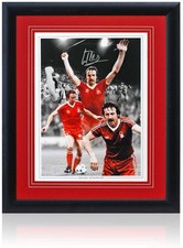 Frank Clark Nottingham Nottingham Forest Legend Hand Signed Montage 23x19in Fram