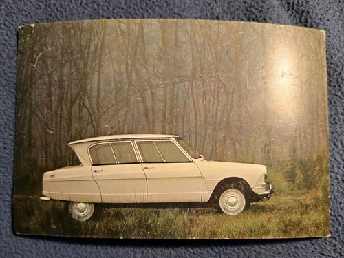 Vintage Citroen AMI 6 Unused Real Photo Postcard Made In France Auto Advertising - Picture 1 of 2