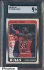 1988-89 Fleer Basketball #17 Michael Jordan Chicago Bulls HOF SGC 9 MINT