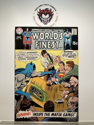 *WORLD'S FINEST COMICS #194 (1968) DC COMICS- MURPHY ANDERSON COVER- 7.0