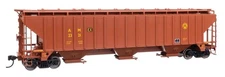 Walthers 910-49061 HO AMEX 57' Trinity 4750 3-Bay Covered Hopper RTR #2321