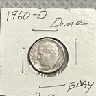 1960-D Roosevelt Dime 10C Denver 90% Silver Business Strike Circulated