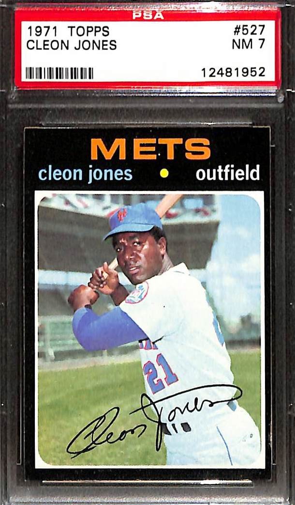 1971 Topps TOPPS #527 Cleon Jones front