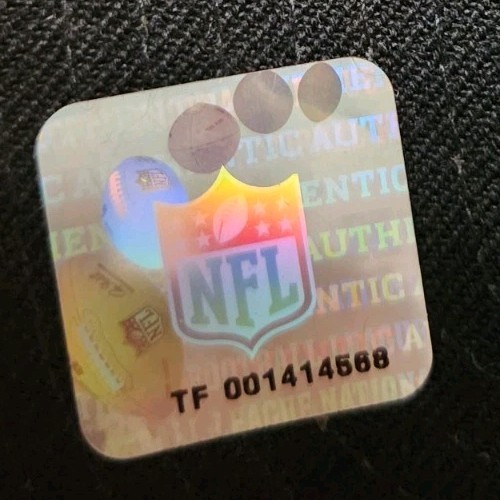 🏈 Nowy vintage Pittsburgh Steelers Reebok Oficjalny pasek Onfield Kapelusz Czapka Czarna - Zdjęcie 6 z 7