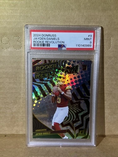 2024 Panini Donruss - Rookie Revolution Jayden Daniels #9 (RC) PSA 9