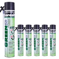 Ceresit Greenq Pu-Bauschaum 6X 750 Ml Montageschaum Isolierschaum Schlauchschaum