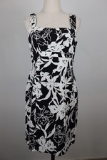 LUISA SPAGNOLI VESTITO ABITO BRETELLE DONNA 44 WOMAN CASUAL VINTAGE DRESS COTONE