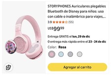 Disney StoryPhones Kids Bluetooth Headphones  Storybook Bundle