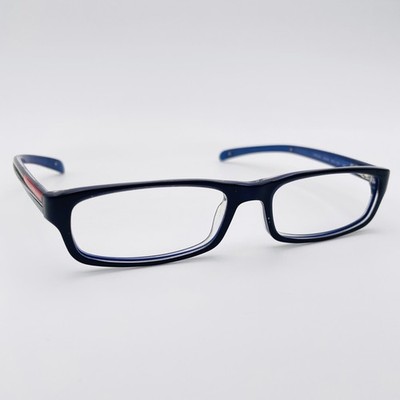 PRADA Brille SCHWARZ RECHTECKIG Brillengestell MOD: VPS02A ZXZ-1O1
