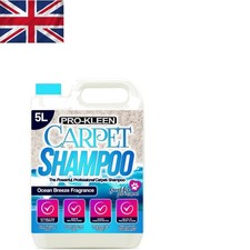 Ocean Fresh Carpet & Upholstery Shampoo 5L - Powerful Cleaning Solution 6.10 per litre