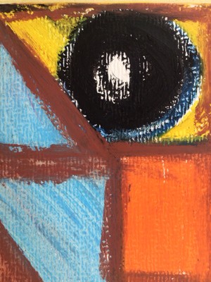 Indian Bindu Painting Pastels Modern Art India Chakra  Contemporary Tantra