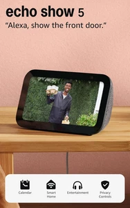 Amazon Afficher l'écho 5 (Modèle le plus récent), Smart Display, conçu pour Alexa+, 2X le Ba