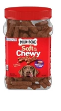 Milk-Bone Soft And Chewy Dog Treats, Beef And Filet Mignon Recipe, 25 Ounce...