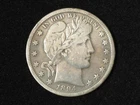 1894-S Barber Silver Half Dollar Very Fine Scratches Obverse 131113