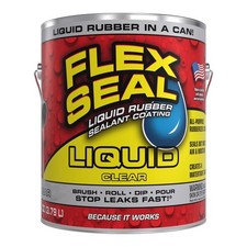FLEX SEAL US855CLR01-2 Clear Liquid Rubber Sealant Coating 1 gal