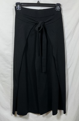 Kerisma Doremi Pant Black Wide Leg Flowey Cozy & Chic Tie Front/Side Wings Pants