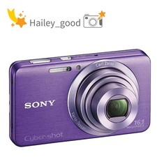 Sony Cyber-shot DSC-W630 16.1MP 5x Optical Zoom Digital Camera Purple Used