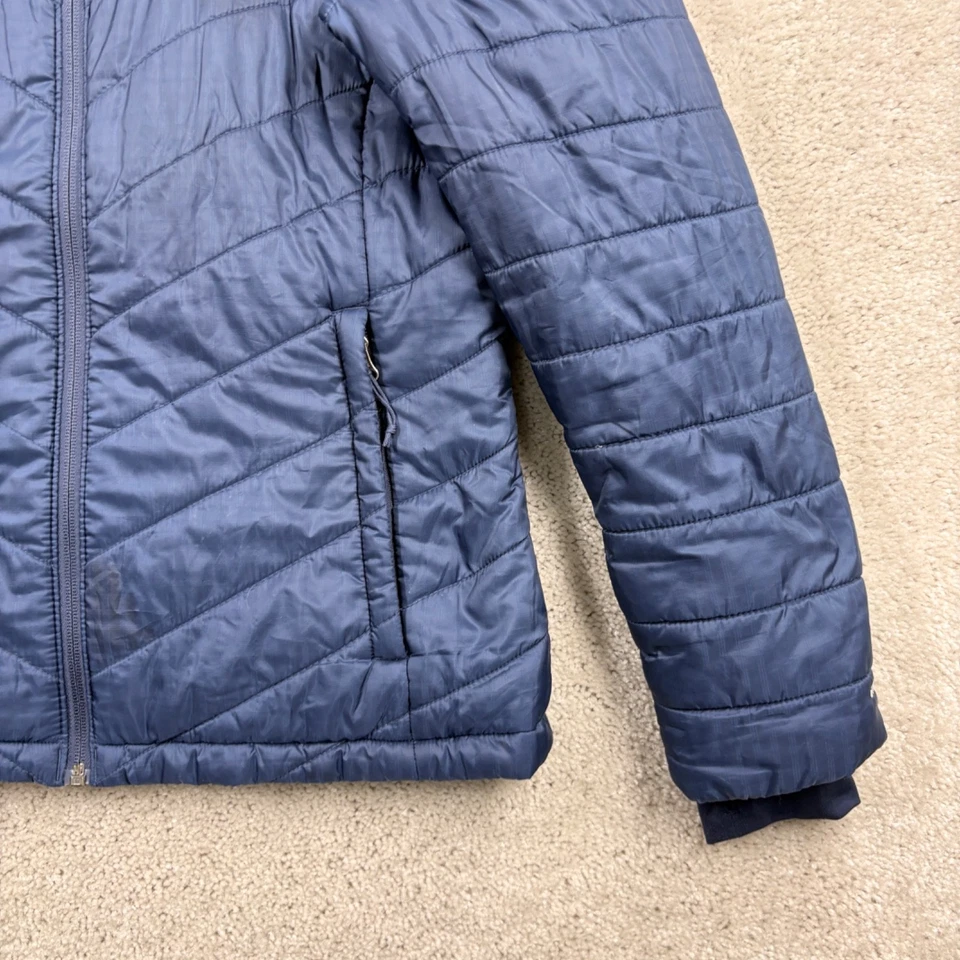 Chaqueta Columbia Puffer Mujer Talla Grande Azul Cremallera Completa Omni-Calor Foto 3 de 4