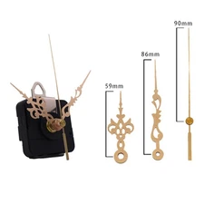 With 3 Different Pairs Hands 3pcs Clock Movement Set 14.5mm Shaft Length