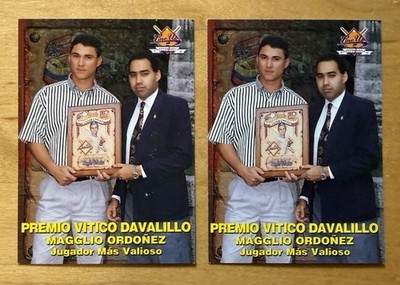 1997-98 Line Up Venezuelan Winter League Maglio Ordonez #302 Lot Of 2 NM-MT Rare