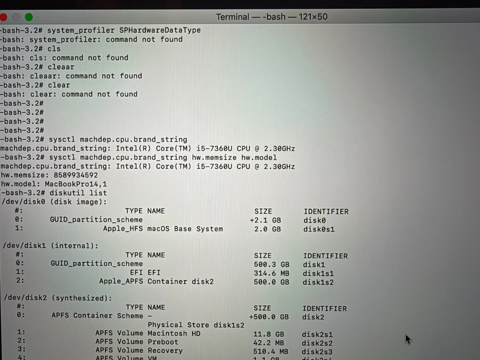 Apple MacBook Pro 13" 2017 · i5 · 8GB · 500GB, photo 4 of 5