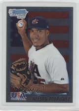 2010 Bowman Draft Chrome Picks Nellie Rodriguez Nelson #BDPP107 0w8