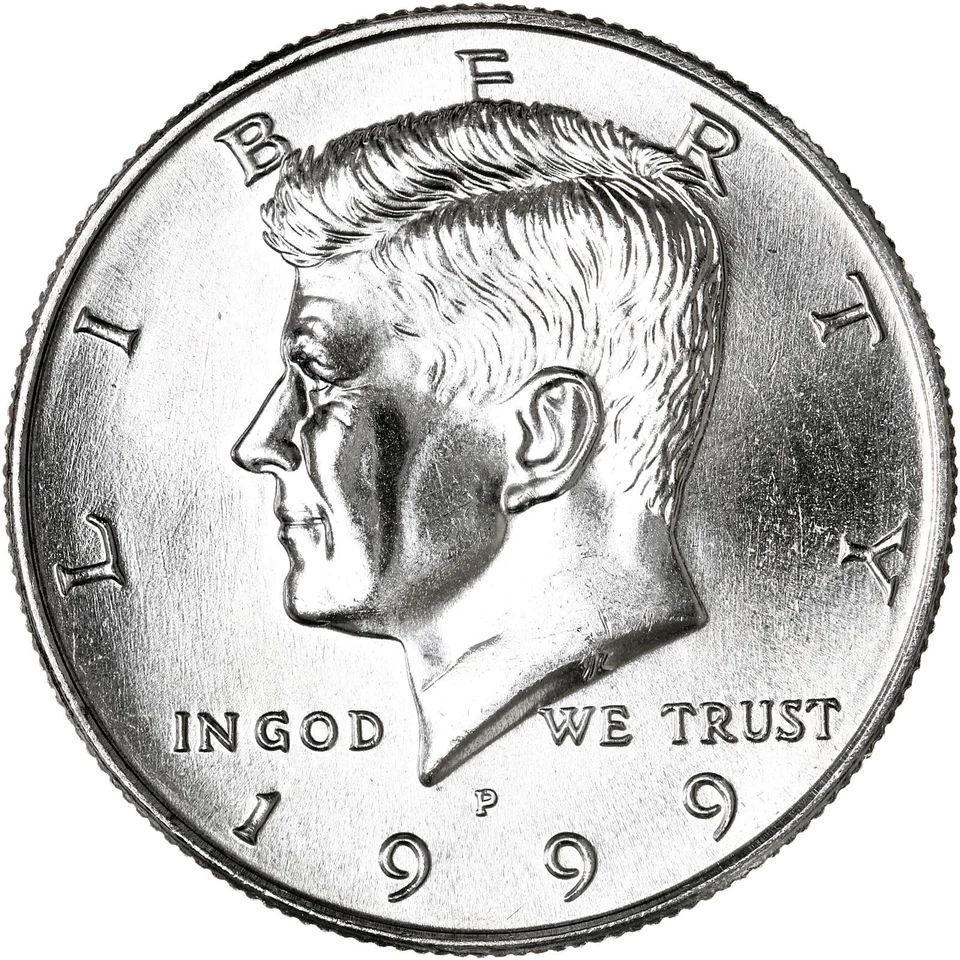 1999 P D Kennedy Half Dollar BU 2 Coin Year Set - Image 2 of 4