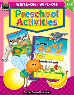 Write-On/Wipe-Off: Preschool Activities from Teacher Created Resources