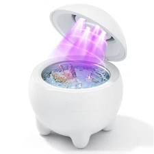 Ultrasonic Retainer Cleaner, Ultrasonic Jewelry Cleaner for Dentures, Mouth G...