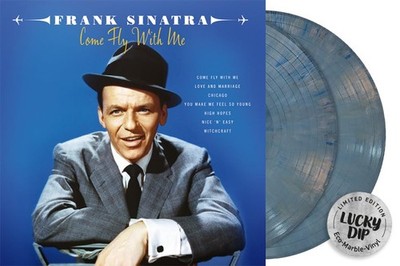 FRANK SINATRA - Come Fly With Me Lucky Dip Marble Vinyl - Vinyl Reco - F600z