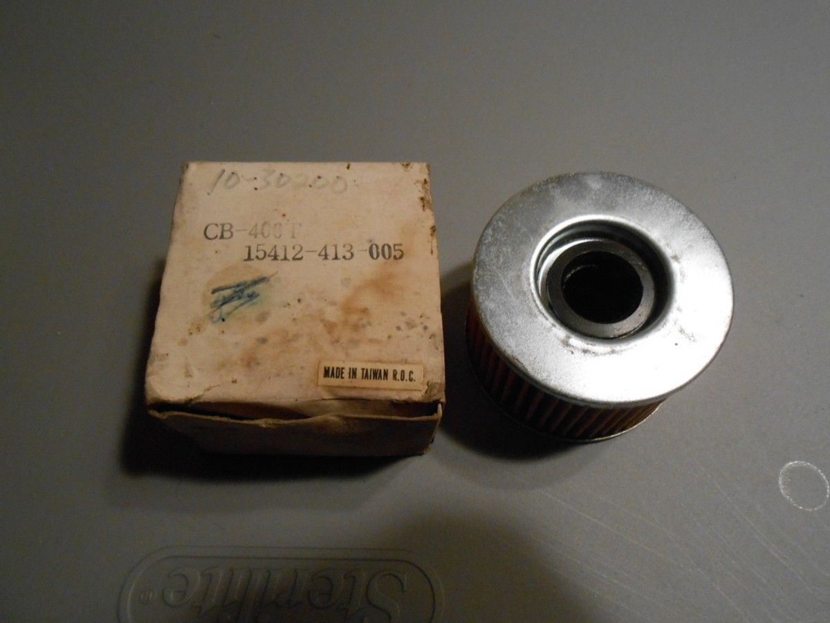 クック NOS Honda Oil Filter CB400T 15412-413-005 | eBay