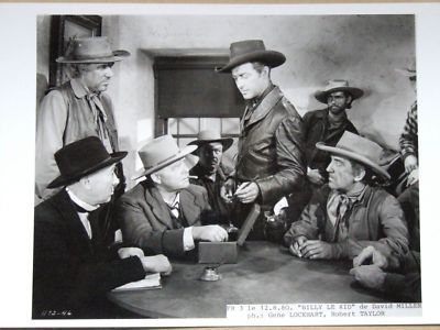 PHOTO ROBERT TAYLOR GENE LOCKHART BILLY LE KID D.MILLER - Imagen 1 de 1