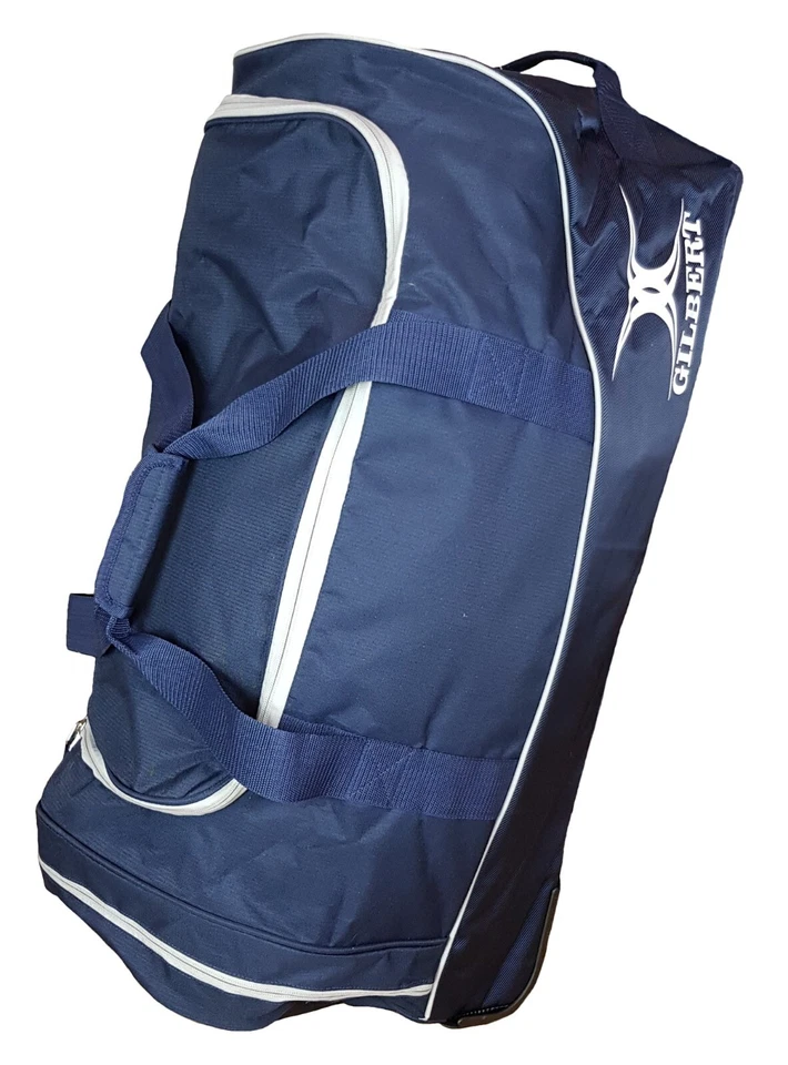 Gilbert Wheelie Team Bag Holdall Suitcase Trolley Club Travel V2 Tour Rugby Kit - Image 2 of 4
