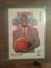 Steve Smith 1992 Skybox NBA DRAFT #517 Miami Heat Rookie Basketball Card 