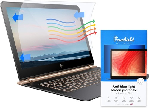 15.6” 16:9 Anti Blue Light Screen Protector with Privacy Filter for Laptops ... - Afbeelding 2 van 10