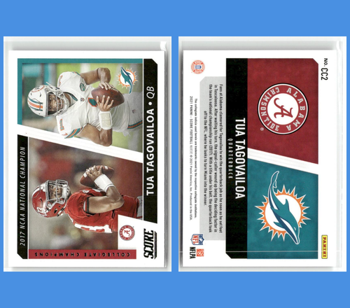 TUA TAGOVAILOA - 9 Card Lot - Dolphins & Alabama - Rookie, Prizm, Mosaic, Insert - Picture 4 of 11