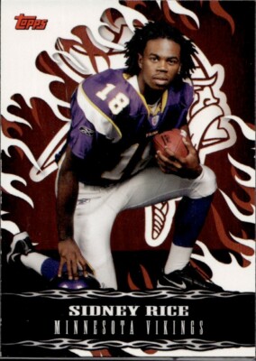 Sidney Rice - Rookie - 2007 Topps - Red Hot Rookies #15