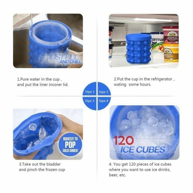 ice cube maker ball bucket