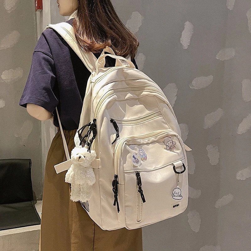 Large top nylon backpack