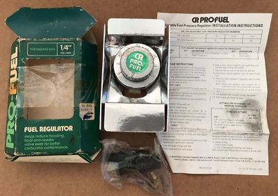 Vintage CR PRO / FUEL Regulator w/ Box Engines 1/4